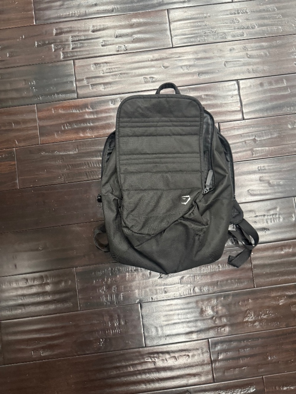 Gymshark Black Backpack Travel Gym School Laptop Bag